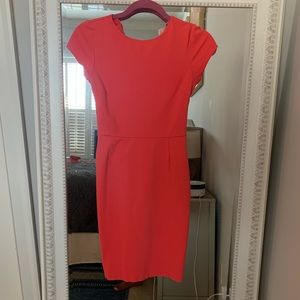 Bar III Coral Bodycon Midi Dress Size S